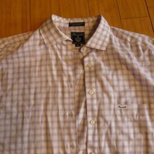 FALCONNABLE PURPLE WINDOW PANE SHIRT XL